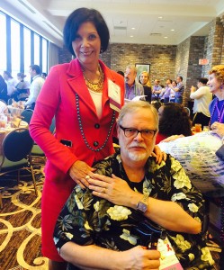 Mark Pope and Patricia Arredondo at the ALGBTIC conference.