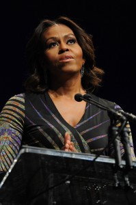 First Lady Michelle Obama speaks at the launch of the Campaign to Change Direction, March 4 in Washington, D.C.