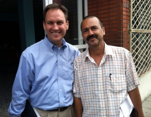 Moody with Alexis Lorenzo Ruiz, president of the Cuban Society of Psychology.