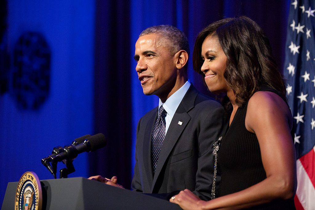 President Barack Obama and First Lady Michelle Obama in September 2014. (Official White House photo by Pete Souza/via Flickr)