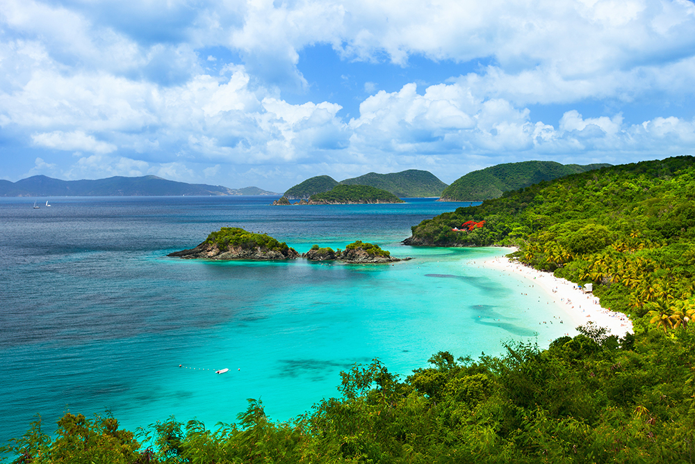 Trunk Bay on St. John Island, USVI