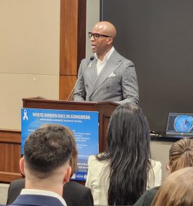 ACA CEO Shawn Boynes speaks at the White Ribbon Day in Congress